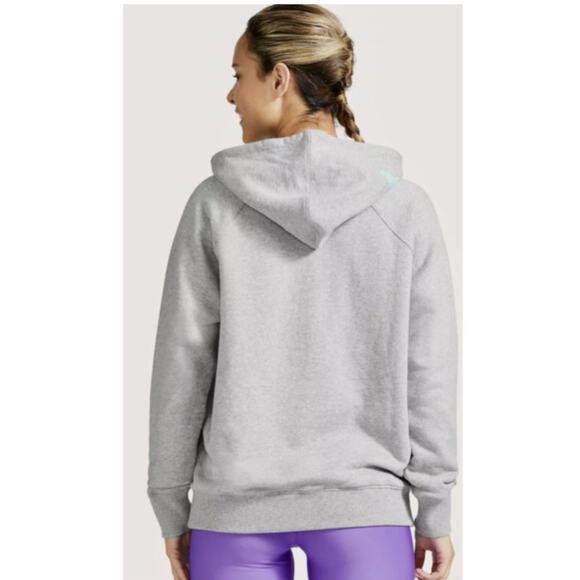 Spiritual Gangster X Peloton Womens Medium Hoodie Gray Together We Go Far NWT - Picture 2 of 15